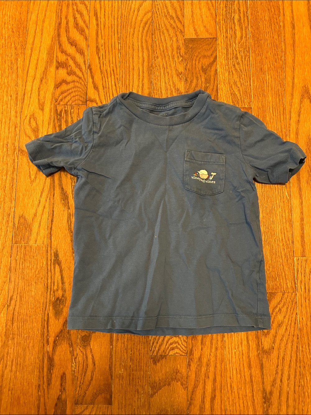 Vineyard Vines Kids Short Sleeve Pocket Tee - Slate Blue